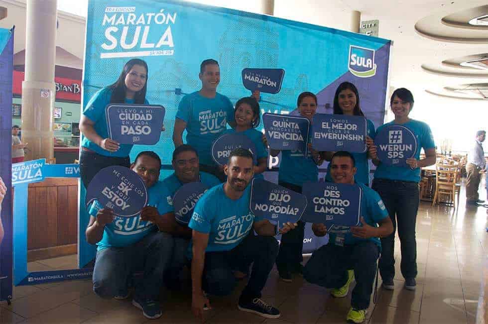 Nuestros colaboradores Maratón Sula en San Pedro Sula
