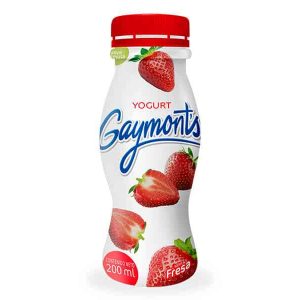 Yogurt bebible de fresa