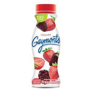 Yogurt bebible de mora y fresa