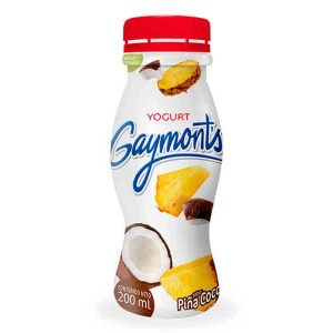 Yogurt bebible de coco y piña